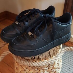 Nike AF1 All-Black Sneakers Size 5.5